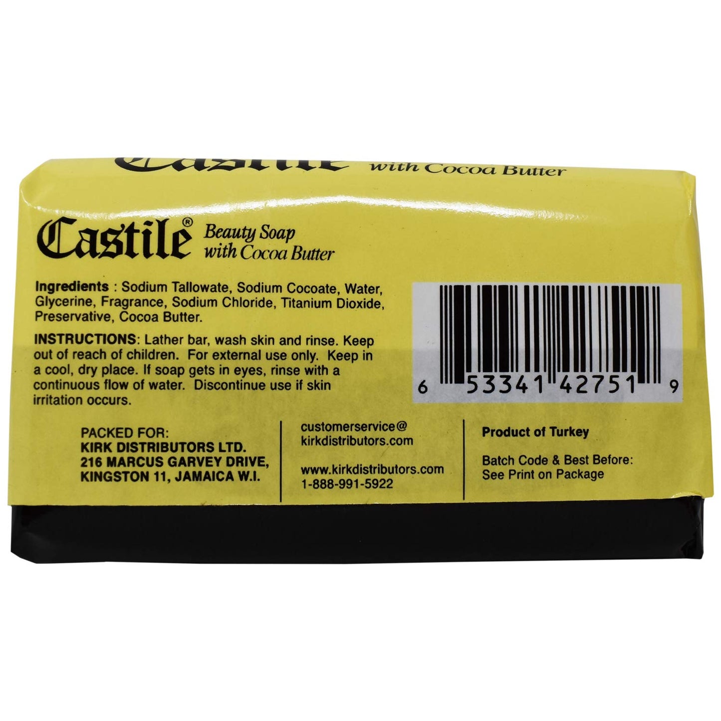 Castile Cocoa Butter Soap